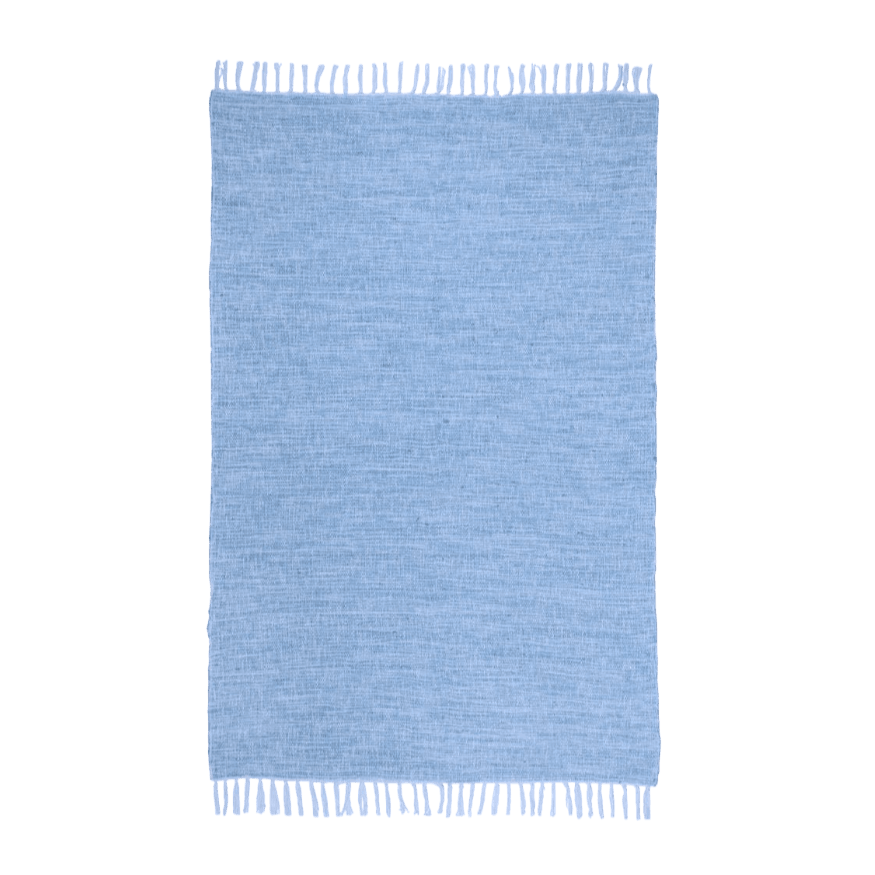 Maia Jute and Cotton Blend Area Rug with Tassels - MAIA HOMES