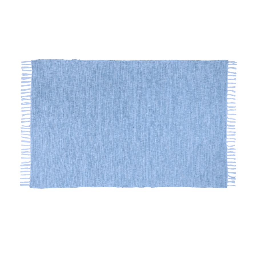 Maia Jute and Cotton Blend Area Rug with Tassels - MAIA HOMES