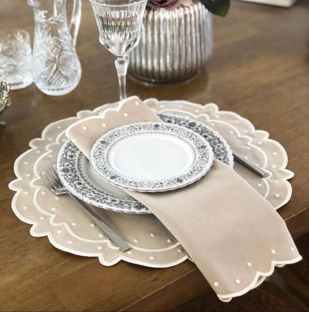 Maia's Cotton Placemats and Napkins Set