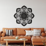 Mandala Flower Metal Wall Art