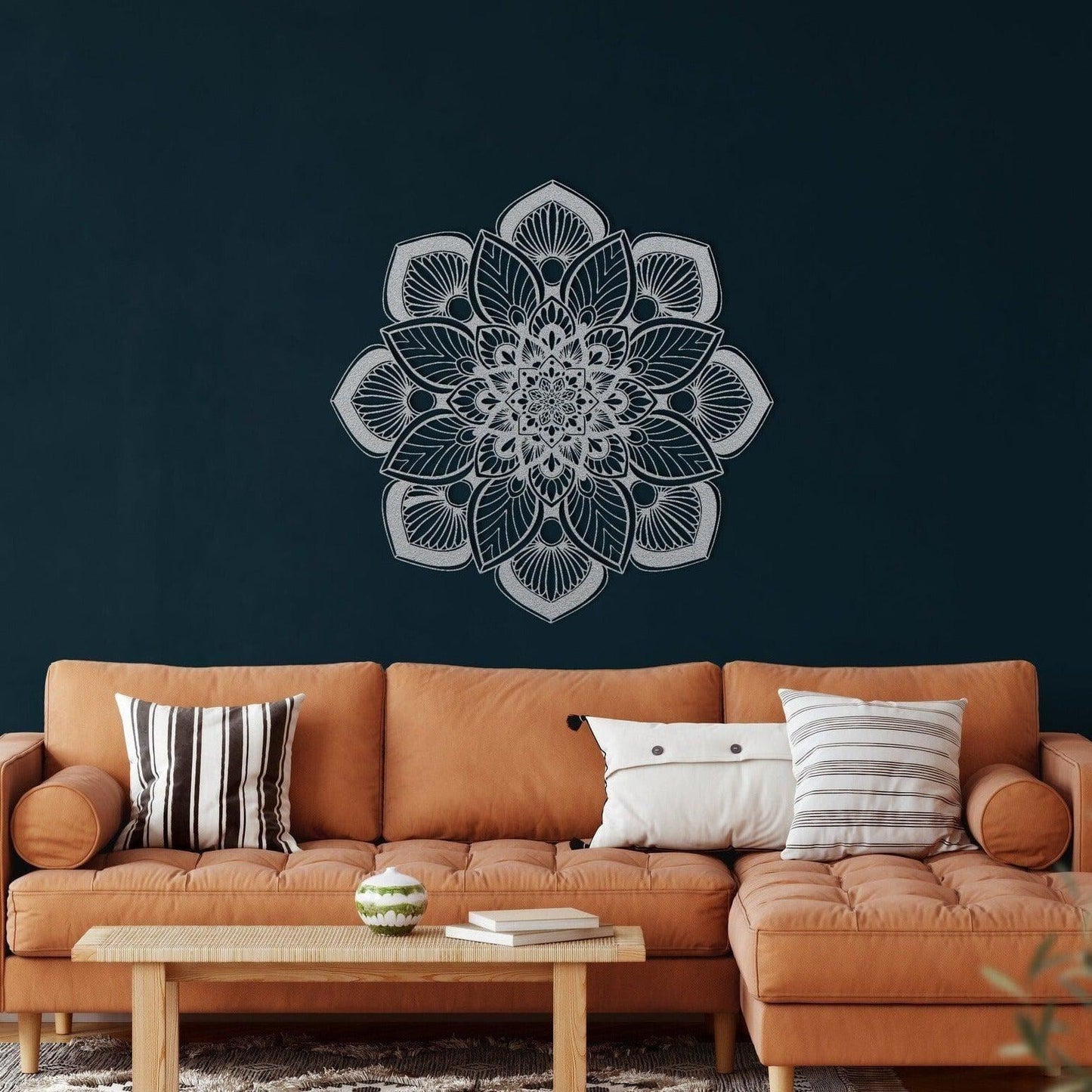 Mandala Flower Metal Wall Art - MAIA HOMES