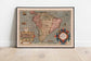 Map of America 1623| Gerardus Mercator - MAIA HOMES