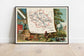 Map of Department of Aube, France| Troyes Wall Art