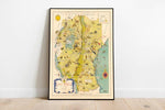 Map of East Africa 1940| Poster Print