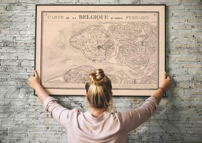 Map of Middelbourg 1831| Belgium Maps - MAIA HOMES