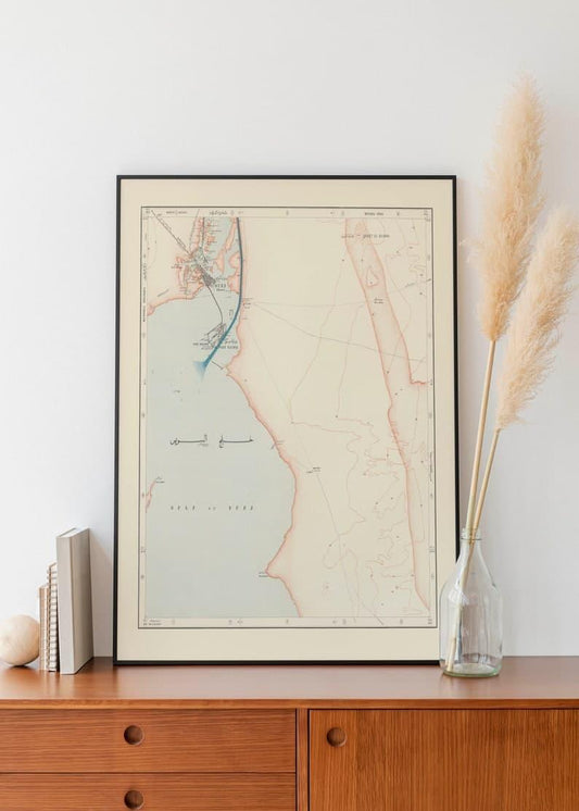 Map of Suez Canal 1911| Egypt Maps