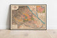 Map of Wien 1895| Framed Art Print - MAIA HOMES