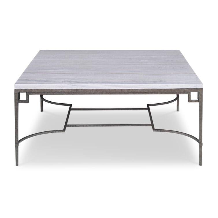 Marble Square Coffee Table with 4 legs Default Title