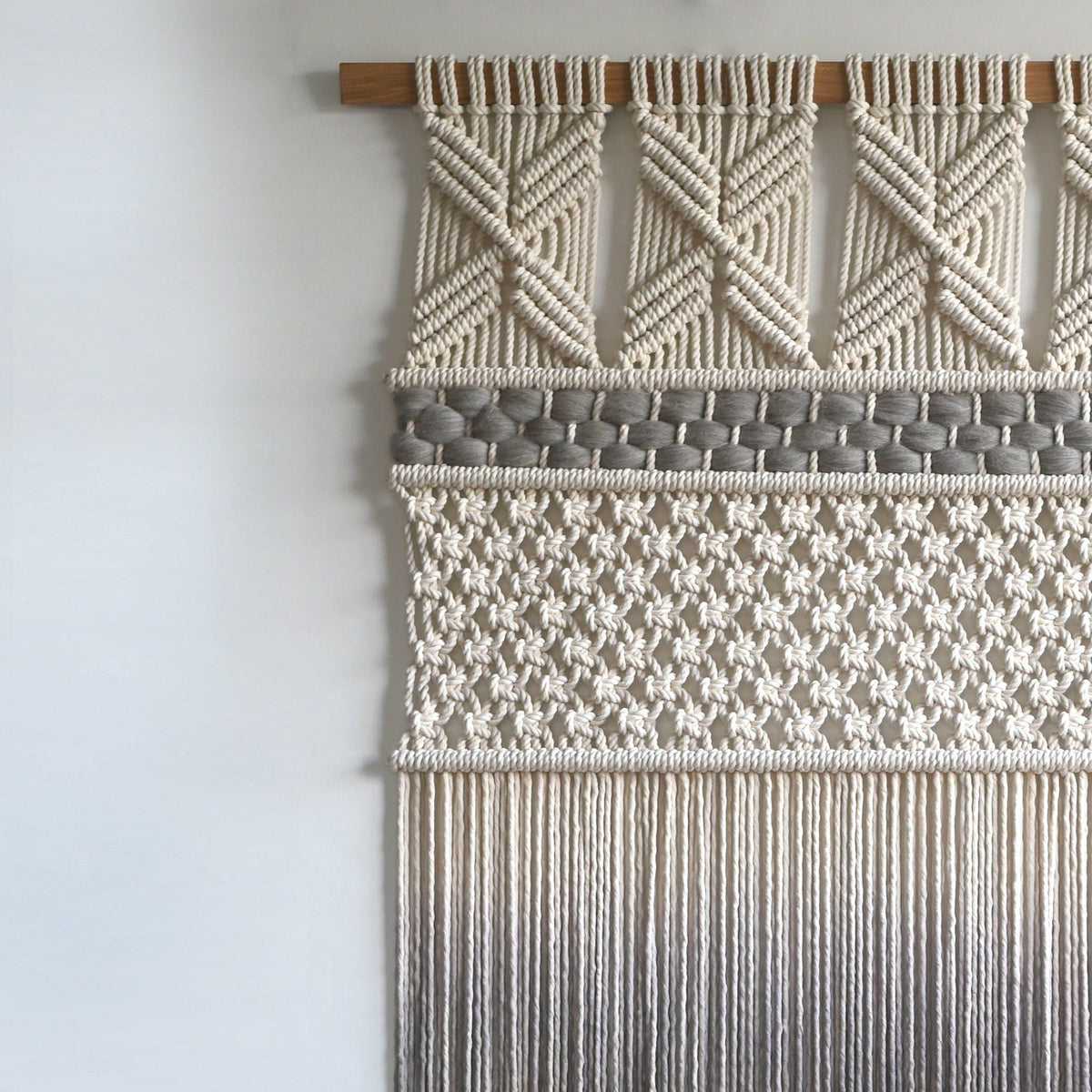 MARIANA Fiber Art - Elegantly Woven Wall Hanging