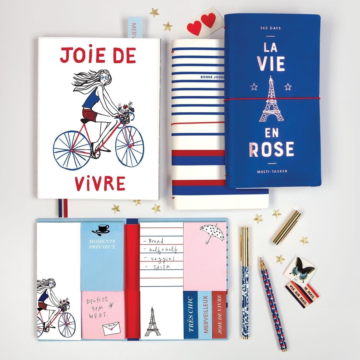 Marie Claire Joie De Vivre Sticky Notes Hardcover Book