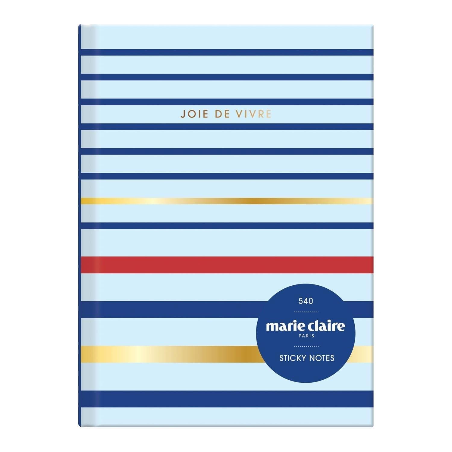 Marie Claire Joie De Vivre Sticky Notes Hardcover Book