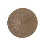 Marjory Round Beaded Placemat - Antique Gold