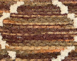 Marrakesh White and Brown Double Sided Carpet