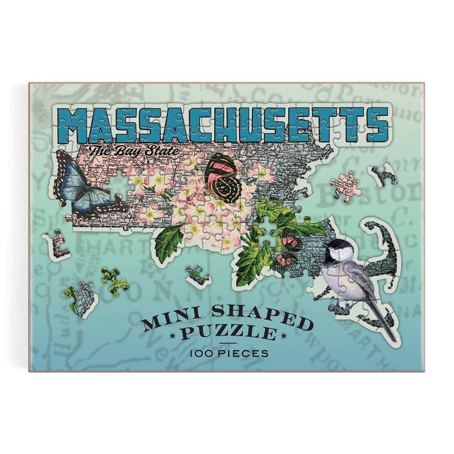 Massachusetts Mini Shaped Puzzle