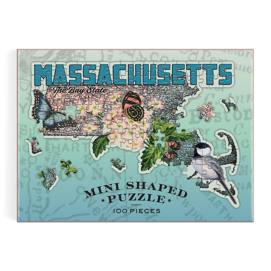 Massachusetts Mini Shaped Puzzle - MAIA HOMES