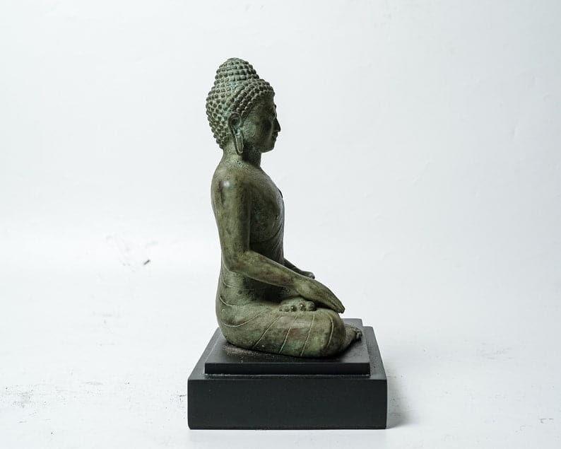 Meditating Buddha Bronze Statue