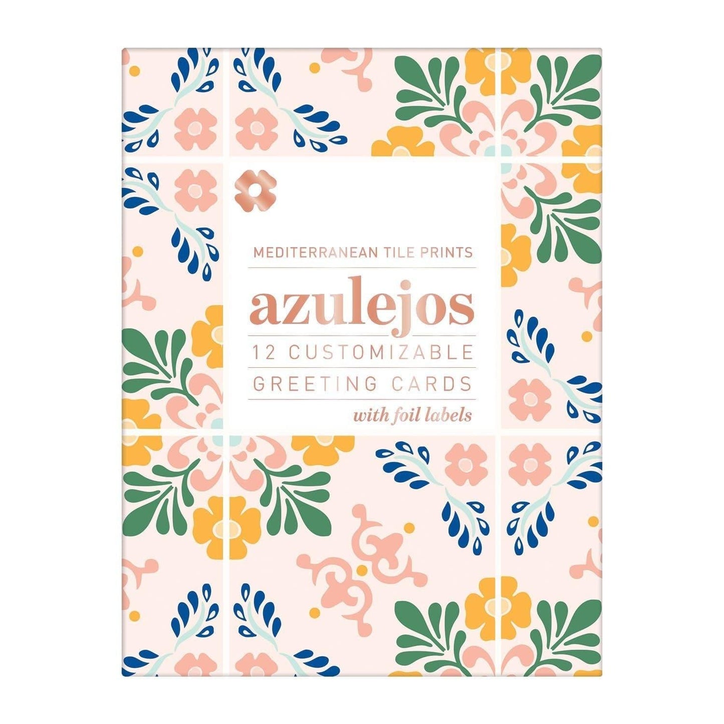 Mediterranean Tile Patterns: Azulejos DIY Greeting Card Folio