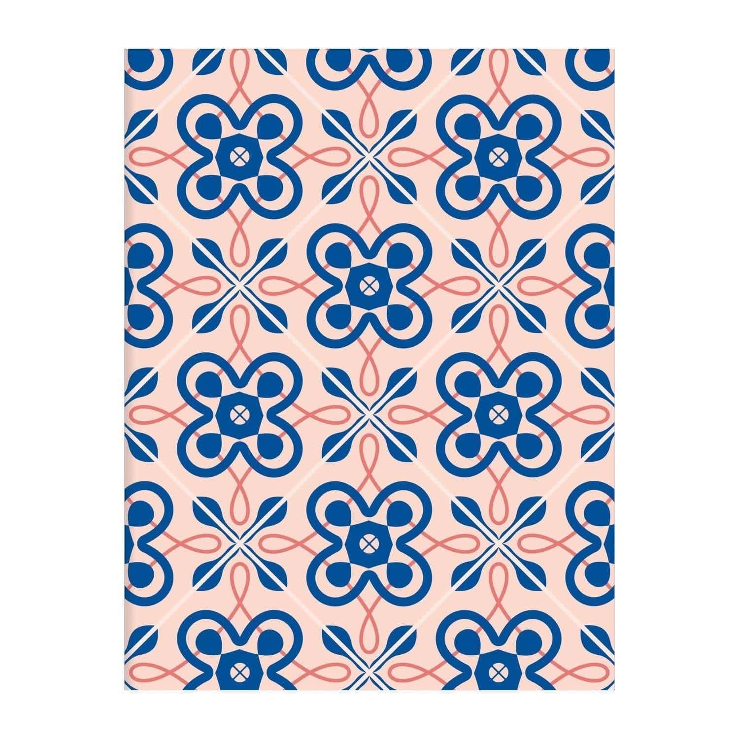 Mediterranean Tile Patterns: Azulejos DIY Greeting Card Folio