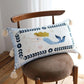 Mermaid and Unicorn Hand Painted Cotton Flax Fringed Pillow Case - MAIA HOMES