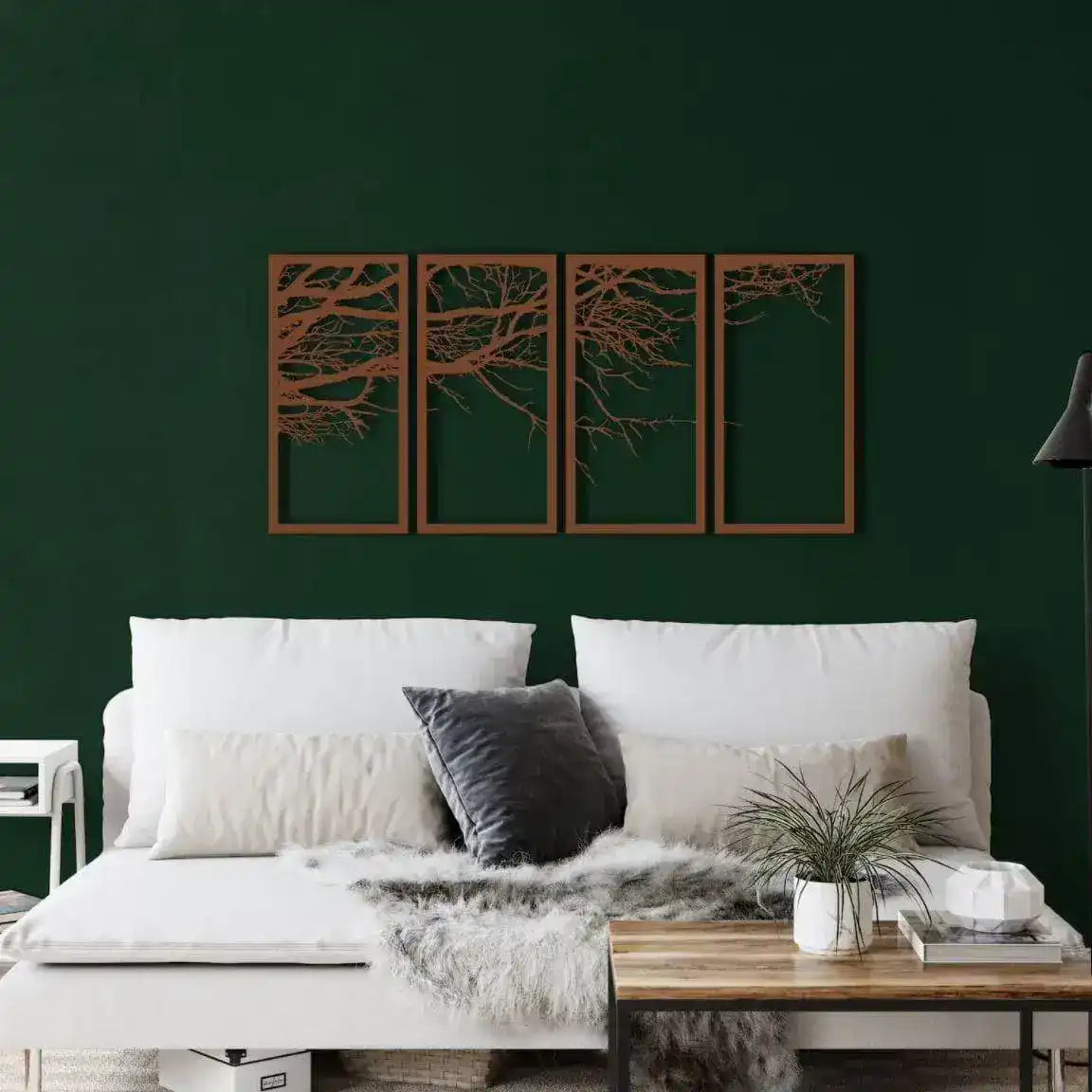 Metal Tree of Life Decoration Wall Art Bronze