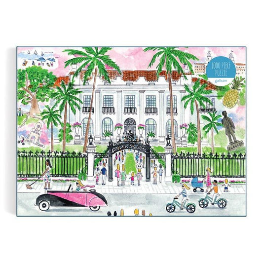 Michael Storrings A Sunny Day in Palm Beach 1000 Piece Puzzle - MAIA HOMES