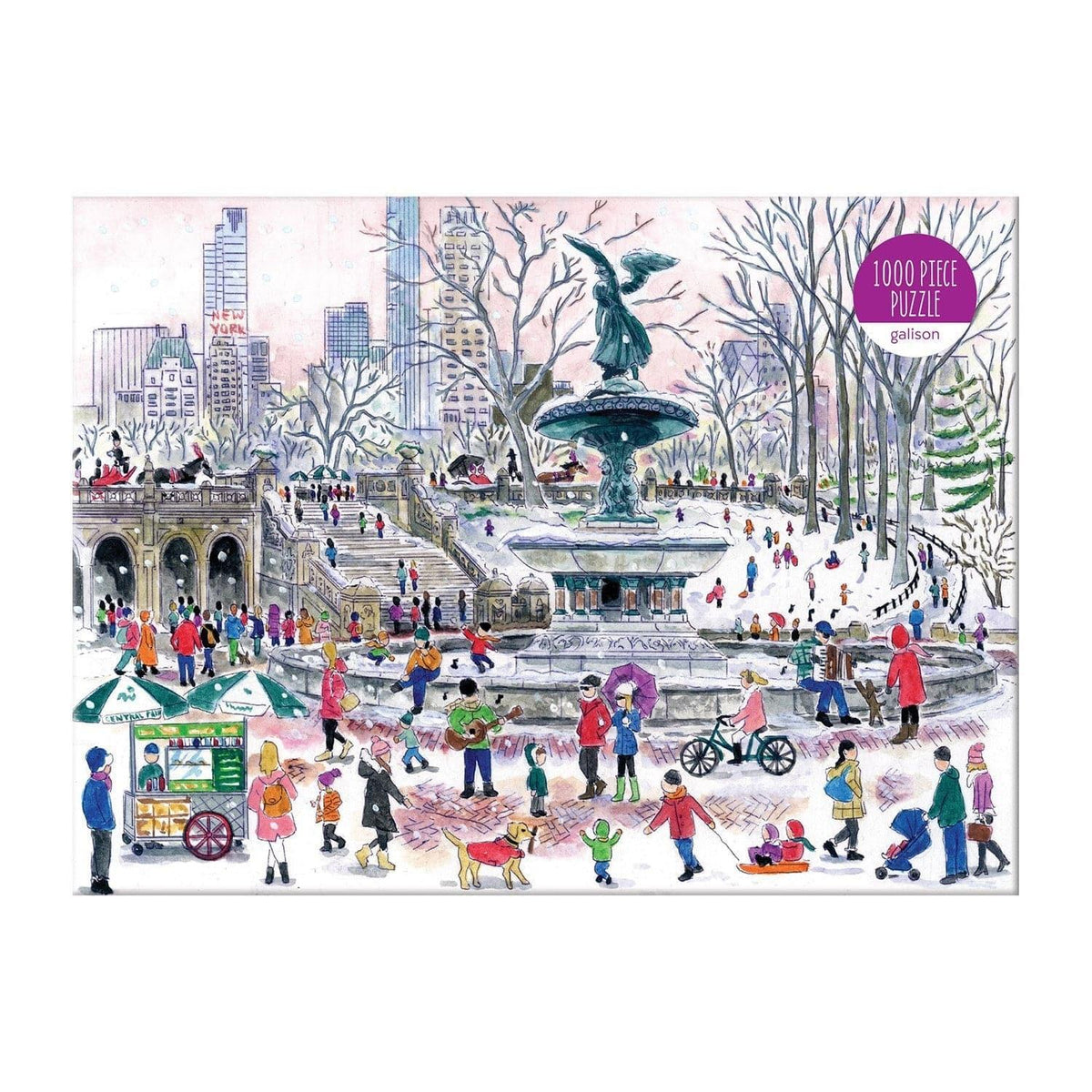 Michael Storrings Bethesda Fountain 1000 Piece Jigsaw Puzzle