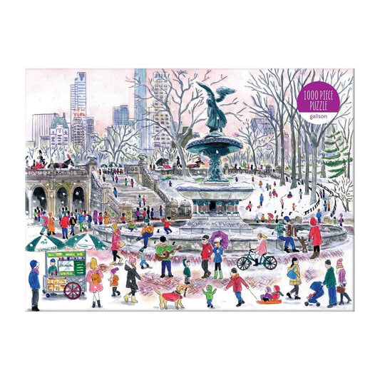 Michael Storrings Bethesda Fountain 1000 Piece Jigsaw Puzzle - MAIA HOMES