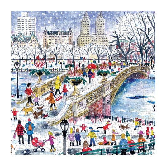 Michael Storrings Bow Bridge In Central Park 500 Piece Jigsaw Puzzle - MAIA HOMES