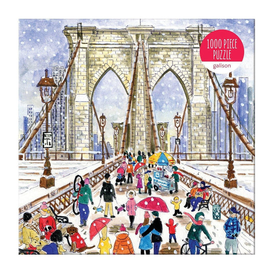 Michael Storrings Brooklyn Bridge 1000 Piece Jigsaw Puzzle - MAIA HOMES