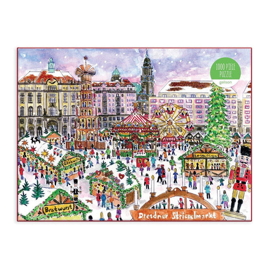 Michael Storrings Christmas Market 1000 Piece Puzzle - MAIA HOMES