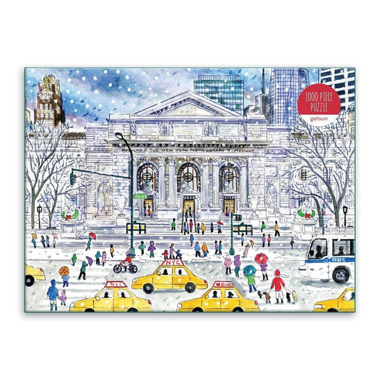 Michael Storrings New York Public Library 1000 Piece Jigsaw Puzzle - MAIA HOMES
