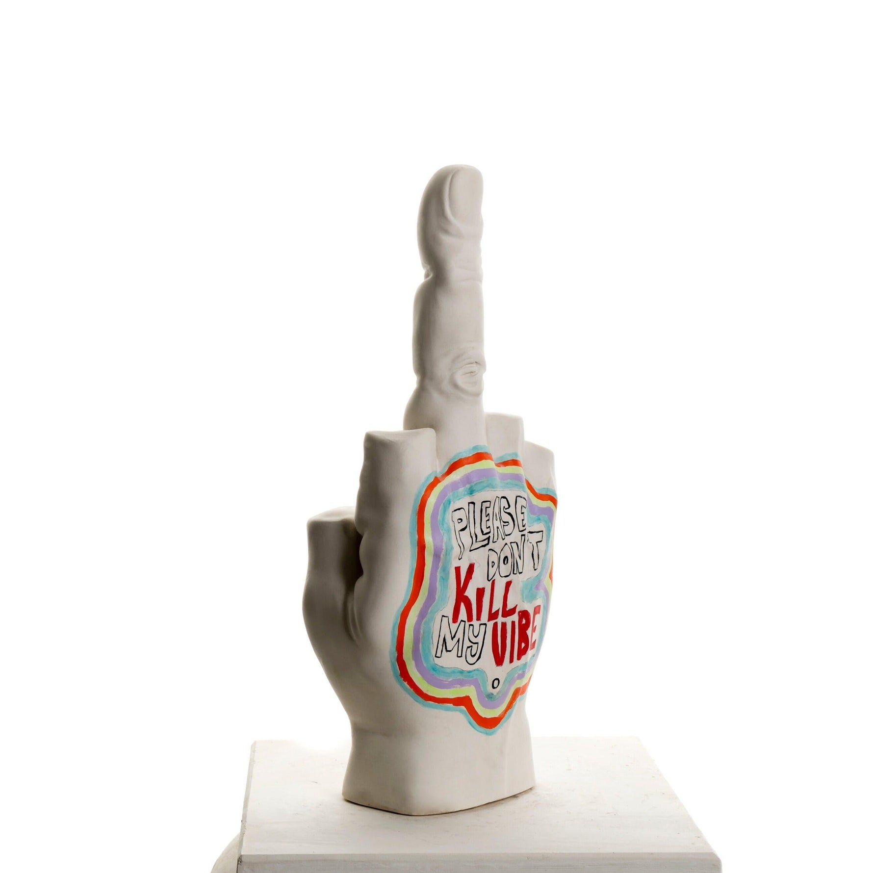 Middle Finger L.O.V.E Milan Art Nouveau Sculpture