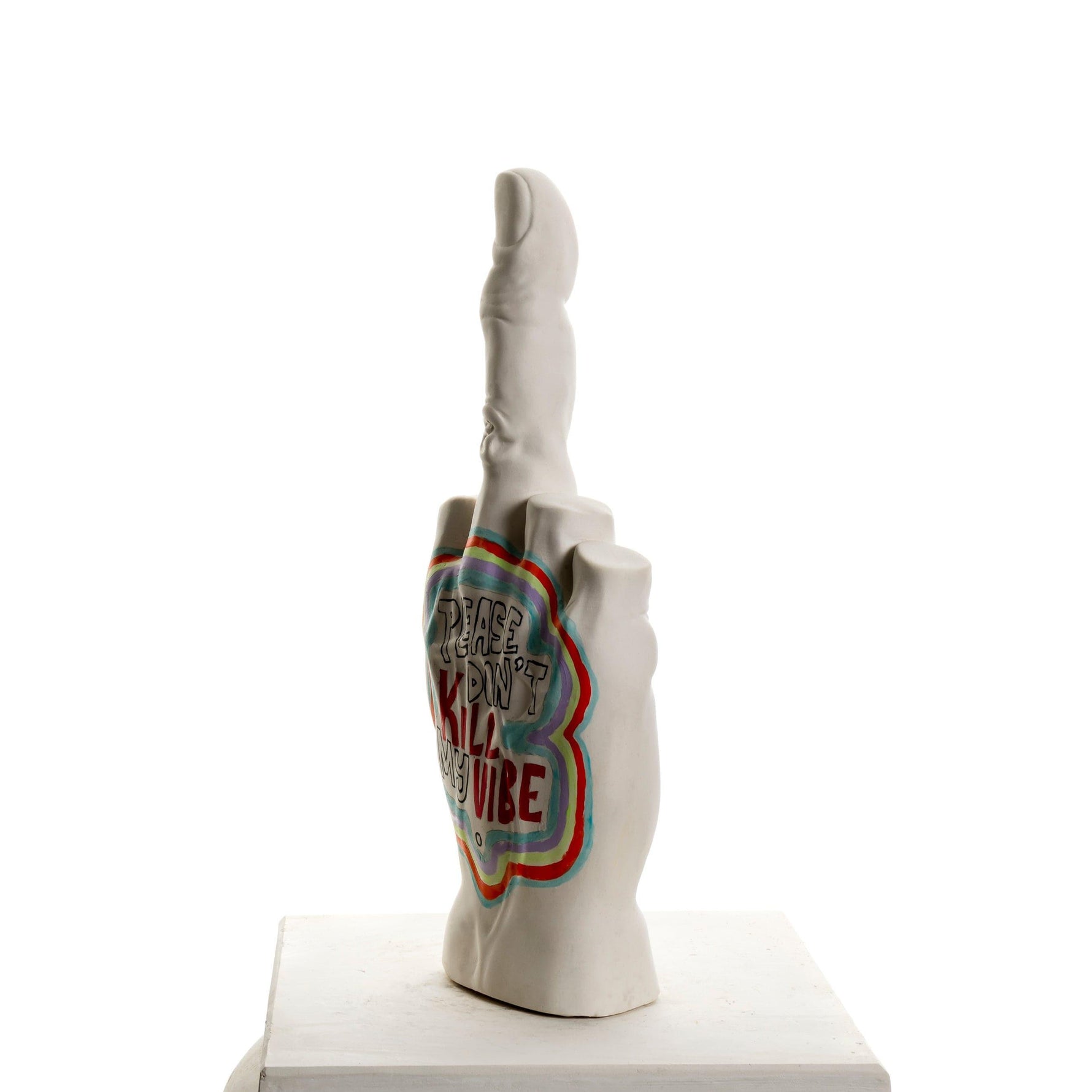 Middle Finger L.O.V.E Milan Art Nouveau Sculpture