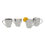 Mikasa 4-pc. Stainless Steel Mug Set Multi