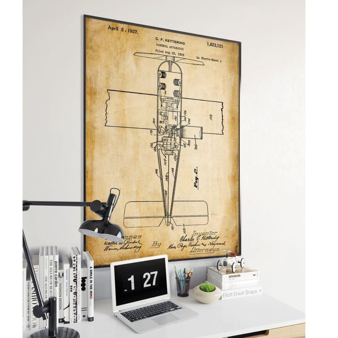 Military Airplane Poster Print