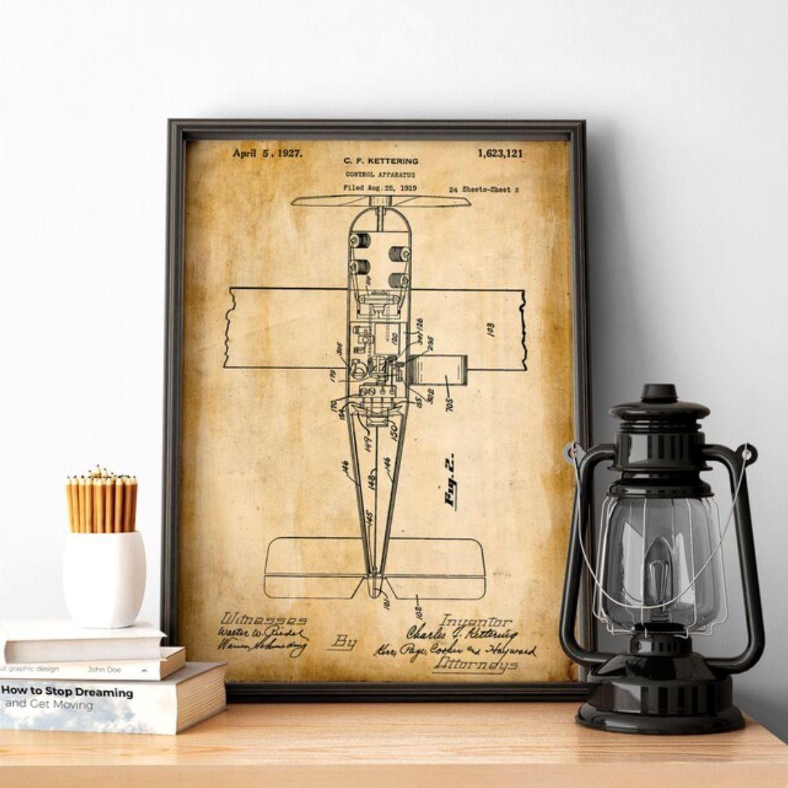 Military Airplane Poster Print