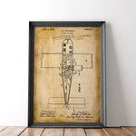 Military Airplane Poster Print