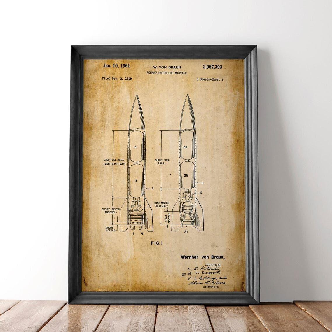 Military Missile Poster Print