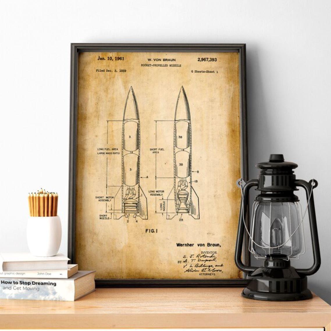 Military Missile Poster Print