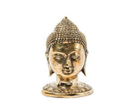 Mini Bronze Buddha Head Statue