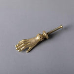 Mini Gold Hand Cabinet Drawer Knobs - Set of 2