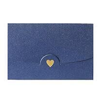 Mini Greeting Card with Envelope - 10 cards Blue