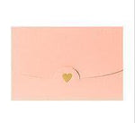 Mini Greeting Card with Envelope - 10 cards Pink