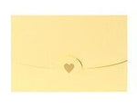 Mini Greeting Card with Envelope - 10 cards Gold