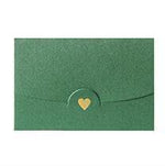 Mini Greeting Card with Envelope - 10 cards Dark Green