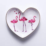 Mini Vacay Jewelry Trinket Heart Flamingo