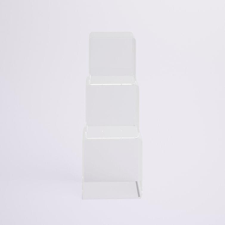 Minimalist Acrylic Cube Bookcase