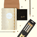 Modern Gold Pencil Set