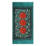 Modern Oriental Maze Bath Towel White 30" × 60"