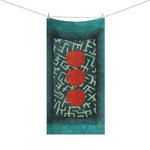 Modern Oriental Maze Bath Towel